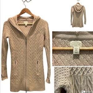 Telluride clothing company wool blend long cardigan